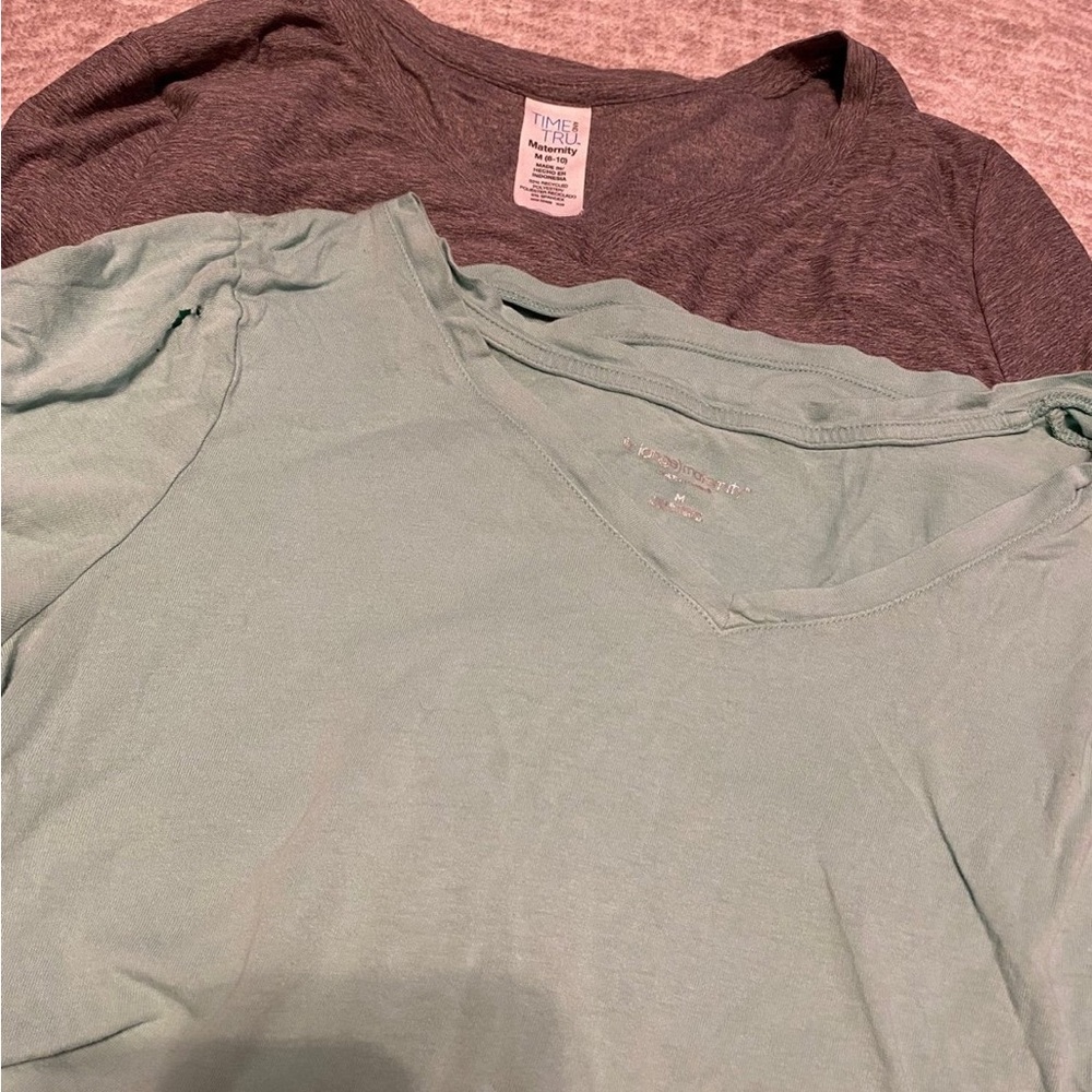 Maternity tees(2) or free with purchase
